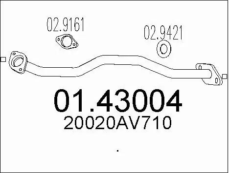 Exhaust Pipe (01.43004)