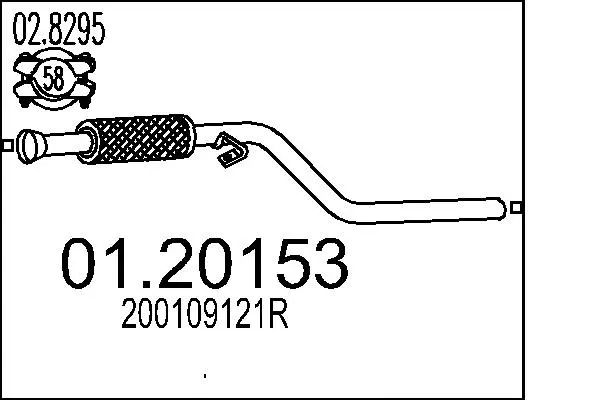 Exhaust Pipe (01.20153)