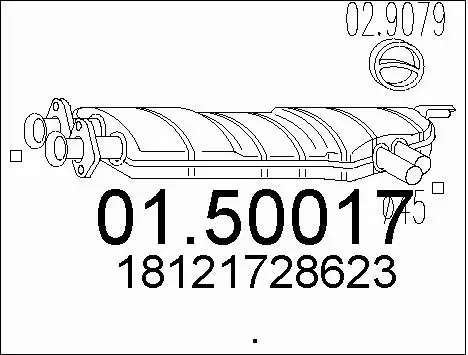 Centre Muffler (01.50017)