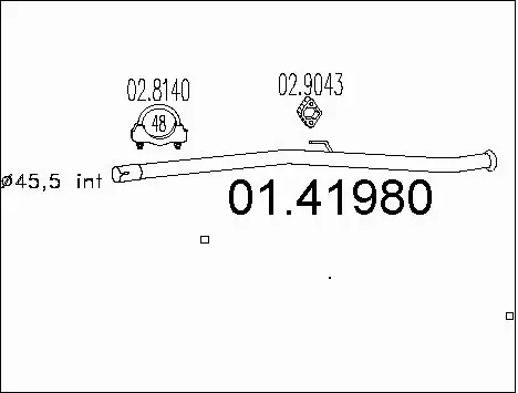 Exhaust Pipe (01.41980)