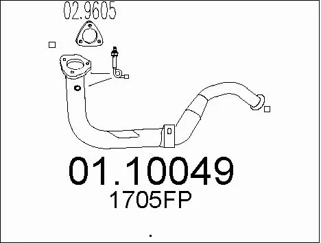 Exhaust Pipe (01.10049)