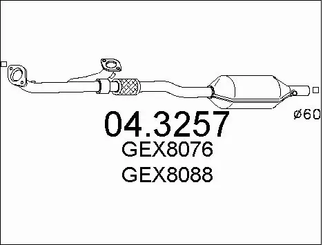 Catalytic Converter (04.3257)