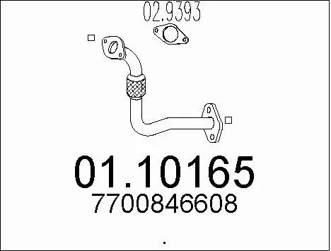 Exhaust Pipe (01.10165)