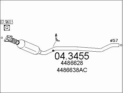 Catalytic Converter (04.3455)