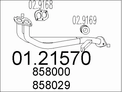 Exhaust Pipe (01.21570)