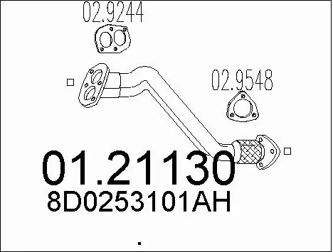 Exhaust Pipe (01.21130)