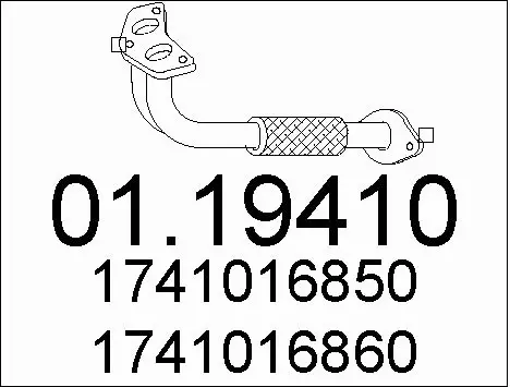 Exhaust Pipe (01.19410)