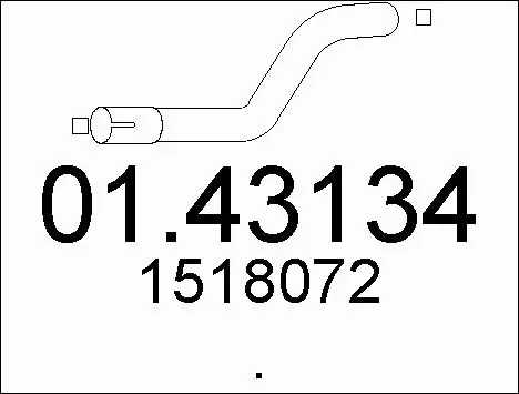 Exhaust Pipe (01.43134)