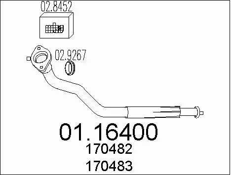 Exhaust Pipe (01.16400)