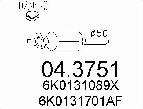 Catalytic Converter (04.3751)