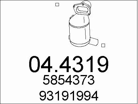 Catalytic Converter (04.4319)