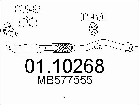 Exhaust Pipe (01.10268)