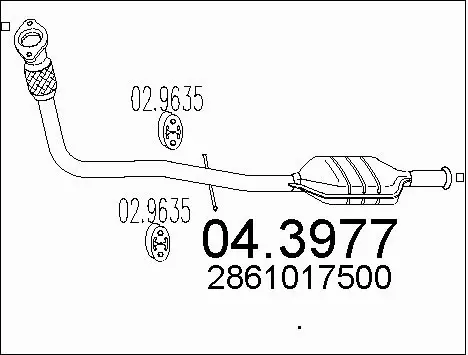 Catalytic Converter (04.3977)