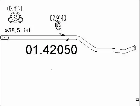 Exhaust Pipe (01.42050)