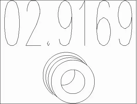 Rubber Buffer, muffler (02.9169)