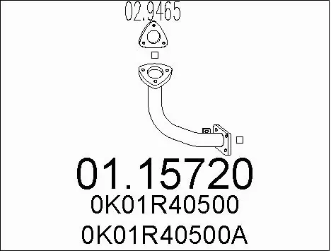 Exhaust Pipe (01.15720)