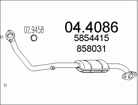 Catalytic Converter (04.4086)
