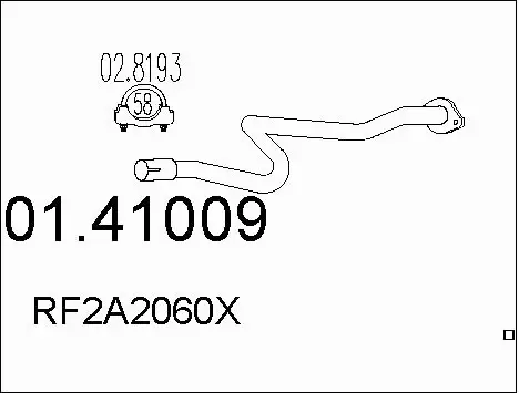 Exhaust Pipe (01.41009)