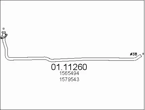 Exhaust Pipe (01.11260)