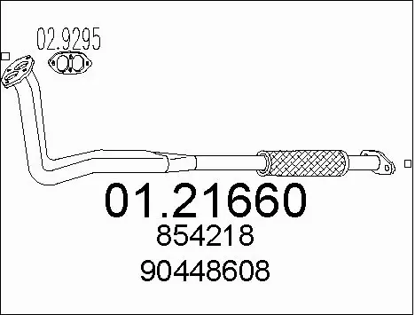 Exhaust Pipe (01.21660)