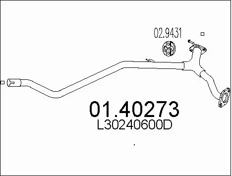 Exhaust Pipe (01.40273)