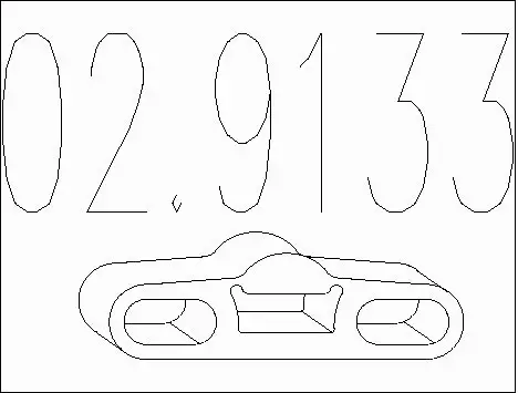Rubber Buffer, muffler (02.9133)