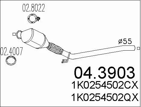 Catalytic Converter (04.3903)