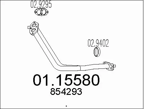 Exhaust Pipe (01.15580)