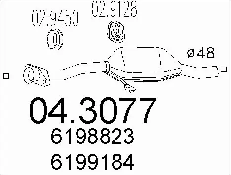 Catalytic Converter (04.3077)