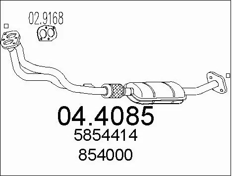 Catalytic Converter (04.4085)