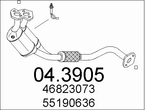 Catalytic Converter (04.3905)