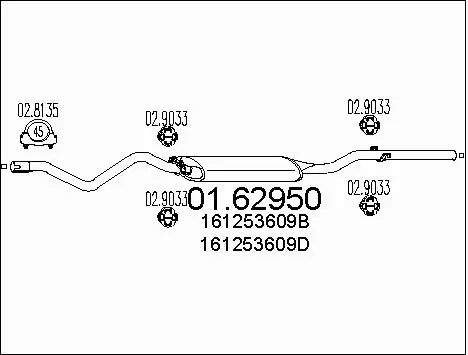 Rear Muffler (01.62950)