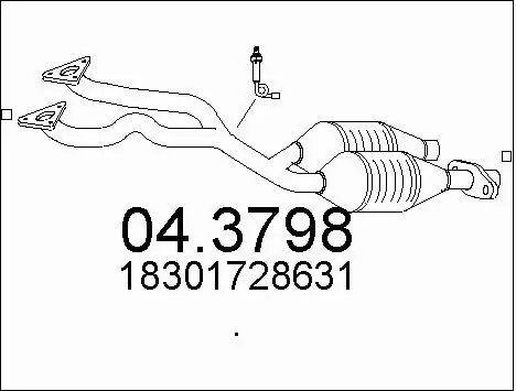 Catalytic Converter (04.3798)