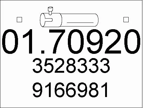 Exhaust Pipe (01.70920)