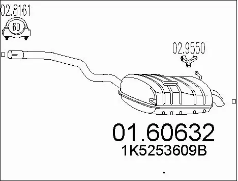 Rear Muffler (01.60632)