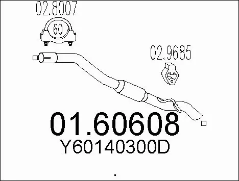 Rear Muffler (01.60608)