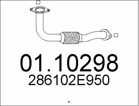 Exhaust Pipe (01.10298)