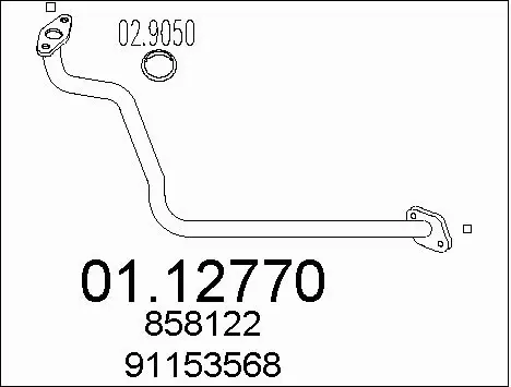 Exhaust Pipe (01.12770)