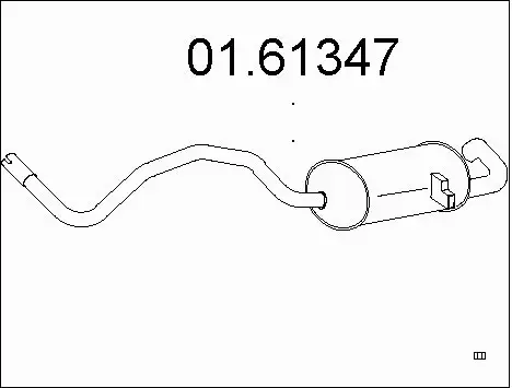 Rear Muffler (01.61347)