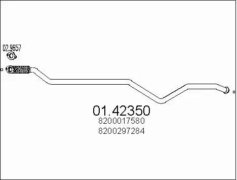 Exhaust Pipe (01.42350)