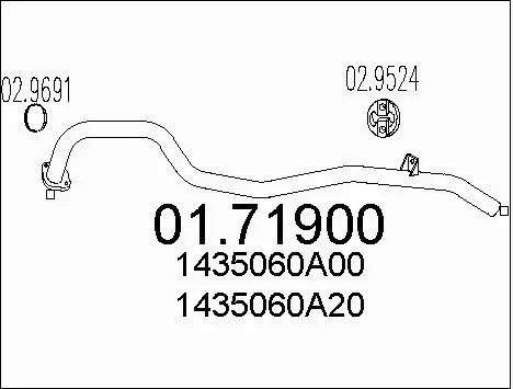 Exhaust Pipe (01.71900)