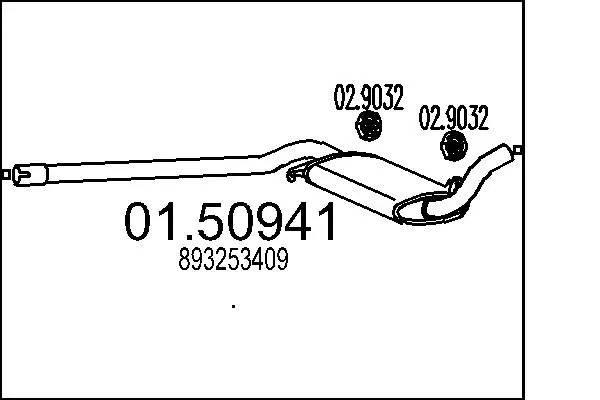 Centre Muffler (01.50941)