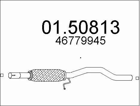 Centre Muffler (01.50813)