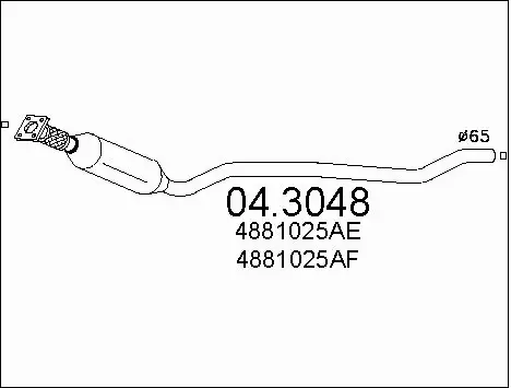 Catalytic Converter (04.3048)