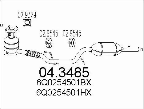 Catalytic Converter (04.3485)