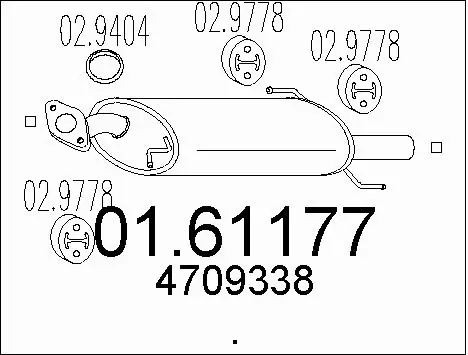 Rear Muffler (01.61177)