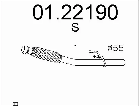 Exhaust Pipe (01.22190)