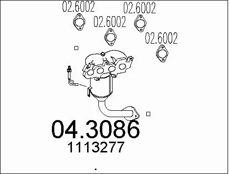 Catalytic Converter (04.3086)
