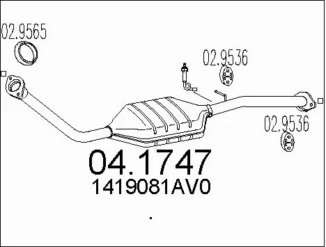 Catalytic Converter (04.1747)