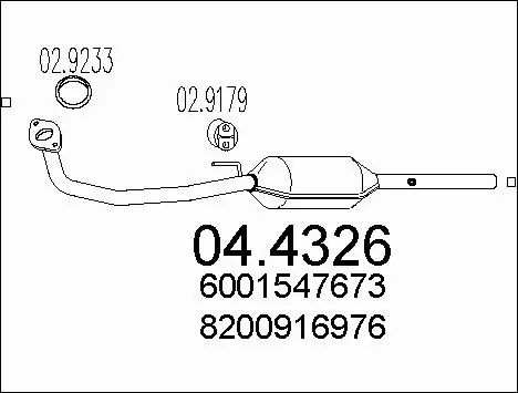 Catalytic Converter (04.4326)